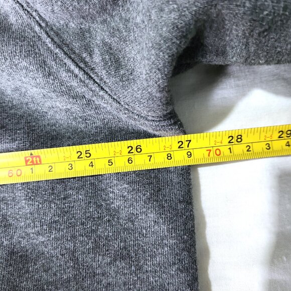 LL Bean Sweater Jacket Men's XL Regular Gray Fleece Lined Full Zip Casual - Picture 8 of 10